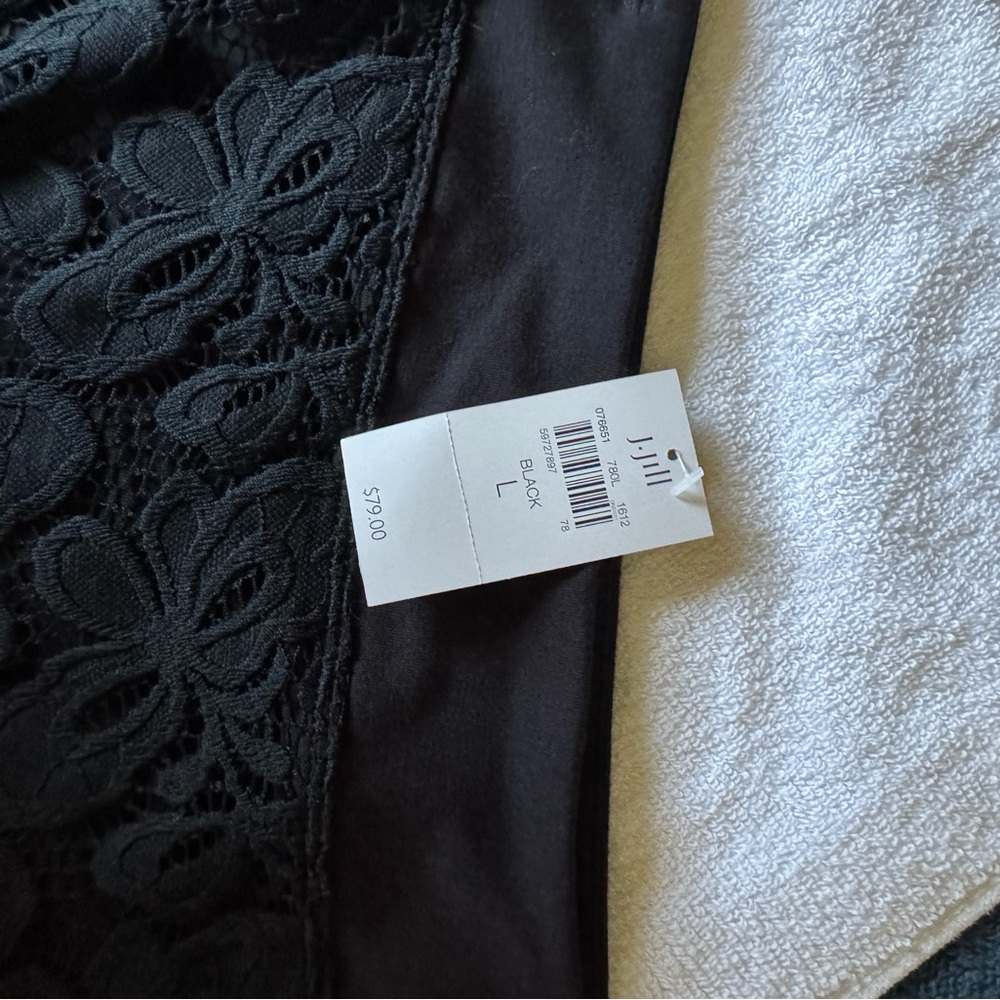 J. Jill Black Lace Skirt - Picture 2 of 3